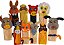 DEDOCHE ANIMAIS DOMESTICOS 10PCS - Imagem 1
