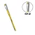PINCEL LIXADO 454/16 NATURAL - Imagem 1