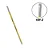 PINCEL LIXADO 454/02 NATURAL - Imagem 1