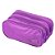 ESTOJO ESCOLAR NYLON 3 ZIPERS LILAS - Imagem 1