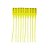 LACRE NUMERADO 16CM 100UN AMARELO - Imagem 1