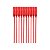LACRE NUMERADO 16CM 100UN VERMELHO - Imagem 1