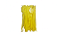 LACRE NUMERADO 23CM 100UN AMARELO - Imagem 2