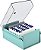 FICHARIO ACRILICO 4X6 SEM INDICE VERDE CLEAN - Imagem 1