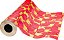 BOBINA PAPEL PRESENTE 40CMX100M VERMELHO/OURO - Imagem 1