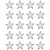 ETIQUETA TIPO ESTRELA PRATA COM 100 - Imagem 2