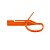 LACRE NUMERADO 16CM 100UN LARANJA - Imagem 2