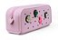 ESTOJO ESCOLAR SILICONE C/ 4 PINGENTES ROSA - Imagem 3