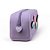 ESTOJO ESCOLAR SILICONE C/ 4 PINGENTES LILAS PAST - Imagem 2