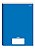 CADERNO BROCHURAO C.DURA 48F STIFF AZUL - Imagem 2