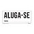 CARTAZ ALUGA-SE/PAPEL - Imagem 1