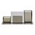 PORTA LAPIS/CLIPS/LEMBRETE ACRILICO FUME - Imagem 1