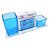 PORTA LAPIS/CLIPS/LEMBRETE ACRILICO AZUL CLEAN - Imagem 1