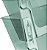 EXPOSITOR MODULAR C/02 VERDE CLEAR - Imagem 2