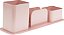 PORTA CANETA/CLIPS/LEMBRETE ROSA - Imagem 1