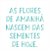 MOLDE VAZADO/ESTENCIL 14X14CM FRASE AS FLORES - Imagem 2