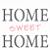 MOLDE VAZADO/ESTENCIL 14X14CM HOME SWEET HOME - Imagem 2
