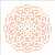 MOLDE VAZADO/ESTENCIL 14X14CM MANDALA FLOR DE LOTU - Imagem 2