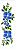MOLDE VAZADO/ESTENCIL 10X30CM FLOR DO CAMPO - Imagem 2