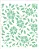 MOLDE VAZADO/ESTENCIL 20X25CM FLORES DO CAMPO I - Imagem 1