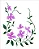MOLDE VAZADO/ESTENCIL 20X25CM CANTONEIRA FLORES - Imagem 2
