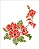 MOLDE VAZADO/ESTENCIL 20X25CM FLORES PAPOULAS - Imagem 2