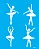 MOLDE VAZADO/ESTENCIL 20X25CM BAILARINAS - Imagem 2