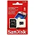 CARTÃO DE MEMÓRIA MICRO SD 8GB COM ADAPTADOR - SANDISK - Imagem 1