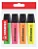 MARCA TEXTO STABILO BOSS NEON ESTOJO COM 4 CORES - Imagem 1