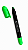 Marca Texto Faber-Castell Gel Super Soft Verde - Imagem 1