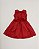 Vestido Luisa Vermelho Acetinado - Imagem 4