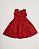 Vestido Luisa Vermelho Acetinado - Imagem 3