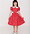 Vestido Laís Estrelas Vermelho - Imagem 1