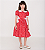 Vestido Laís Estrelas Vermelho - Imagem 2