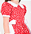 Vestido Laís Estrelas Vermelho - Imagem 5