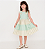 Vestido Luisa Verde e Off - Imagem 1