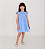 Vestido Mariah Azul Bordado Laço - Imagem 1