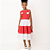 Vestido Luisa Vermelho e Branco - Imagem 4