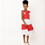Vestido Luisa Vermelho e Branco - Imagem 3