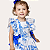 Vestido Verônica Toile de Jouy Azul - Imagem 3