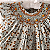 Vestido Mariah Floral Bordado Laranja - Imagem 3