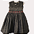Vestido Dulce Flanela Bordado Vermelho - Imagem 1