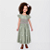 Vestido Olívia Floral Verde - Imagem 1