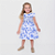 Vestido Luna Floral Grande Azul - Imagem 1