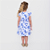 Vestido Luna Floral Grande Azul - Imagem 2