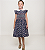 Vestido Luna Floral Marinho - Imagem 1
