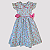 Vestido Deia Floral Liberty Azul - Imagem 2
