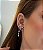 Argola earline coração pink - Imagem 2