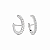 argola earhook com micro zircônias - Imagem 2