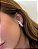 Brinco earhook dourado zircônia cristal - Imagem 2